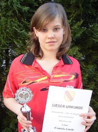 Franziska Lauble bei den TOP 24 in Furtwangen